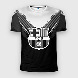 Мужская спорт-футболка FC Barcelona: Black Style