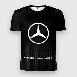 Мужская спорт-футболка Mercedes: Black Abstract