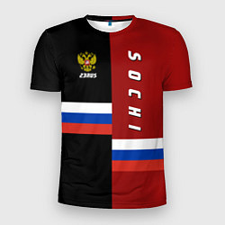 Мужская спорт-футболка Sochi, Russia