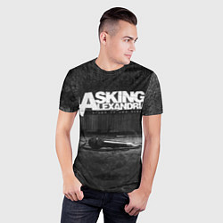 Футболка спортивная мужская Asking Alexandria: Black Micro, цвет: 3D-принт — фото 2