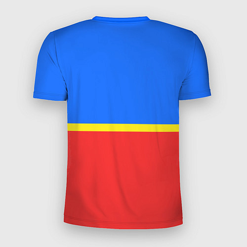 Мужская спорт-футболка Барнаул: Россия / 3D-принт – фото 2