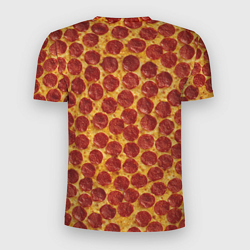 Мужская спорт-футболка Пицца пепперони / 3D-принт – фото 2
