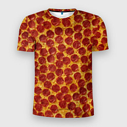 Мужская спорт-футболка Пицца пепперони