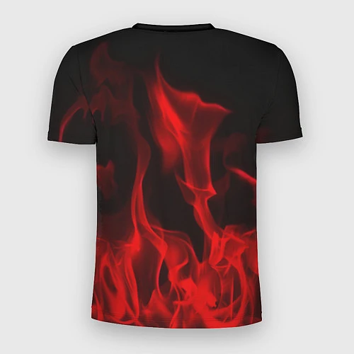 Мужская спорт-футболка Fall Out Boy: Red Flame / 3D-принт – фото 2