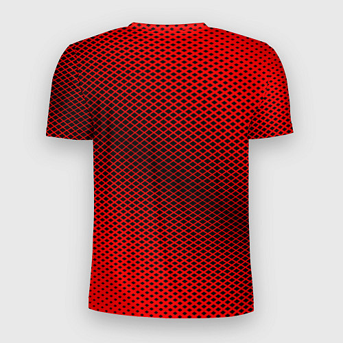 Мужская спорт-футболка Mitsubishi: Red Carbon / 3D-принт – фото 2