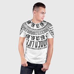 Футболка спортивная мужская Каллиграфия барбера, цвет: 3D-принт — фото 2