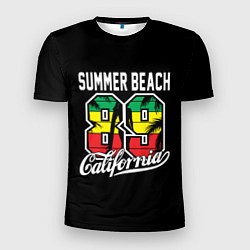 Футболка спортивная мужская Summer Beach 89, цвет: 3D-принт