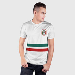 Футболка спортивная мужская Сборная Мексики: Гостевая ЧМ-2018, цвет: 3D-принт — фото 2