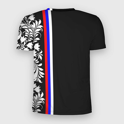 Мужская спорт-футболка Россия: цветочная коллекция / 3D-принт – фото 2