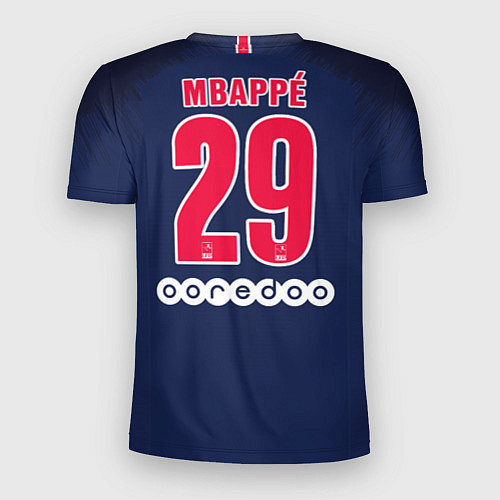 Мужская спорт-футболка FC PSG: Mbappe Home 18-19 / 3D-принт – фото 2