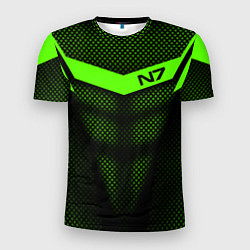 Мужская спорт-футболка N7: Green Armor