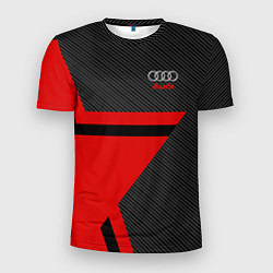 Футболка спортивная мужская Audi: Carbon Star, цвет: 3D-принт