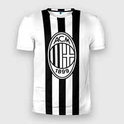 Мужская спорт-футболка AC Milan: Black & White