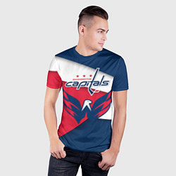Футболка спортивная мужская Washington Capitals, цвет: 3D-принт — фото 2