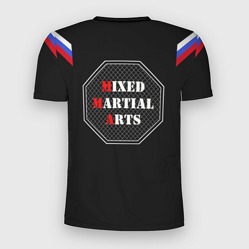 Мужская спорт-футболка MMA Russia / 3D-принт – фото 2