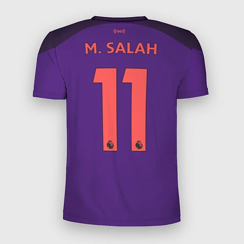 Мужская спорт-футболка FC Liverpool: Salah Away 18/19 / 3D-принт – фото 2