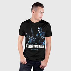 Футболка спортивная мужская Terminator: Is alive, цвет: 3D-принт — фото 2