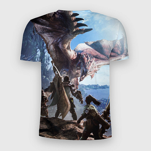 Мужская спорт-футболка Monster Hunter: World / 3D-принт – фото 2