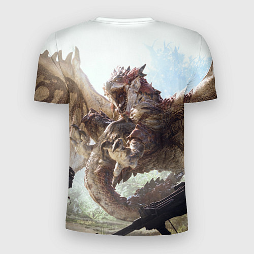 Мужская спорт-футболка Monster Hunter: World / 3D-принт – фото 2