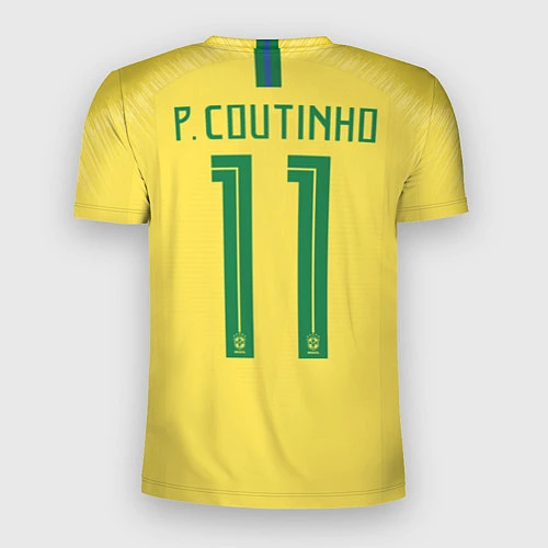 Мужская спорт-футболка Coutinho Home WC 2018 / 3D-принт – фото 2