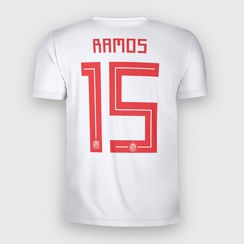 Мужская спорт-футболка Ramos Away WC 2018 / 3D-принт – фото 2