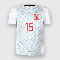 Футболка спортивная мужская Ramos Away WC 2018, цвет: 3D-принт