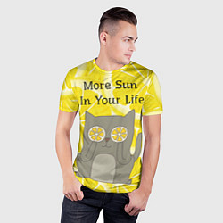Футболка спортивная мужская More Sun In Your Life, цвет: 3D-принт — фото 2