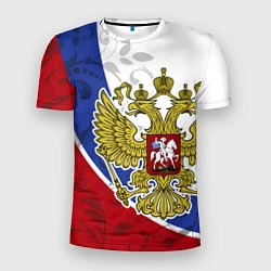 Футболка спортивная мужская Российская душа, цвет: 3D-принт