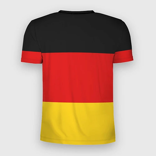 Мужская спорт-футболка Немецкий футбол / 3D-принт – фото 2
