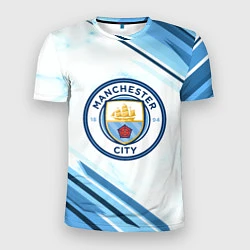 Футболка спортивная мужская Manchester city, цвет: 3D-принт