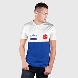 Футболка спортивная мужская Suzuki Style, цвет: 3D-принт — фото 2