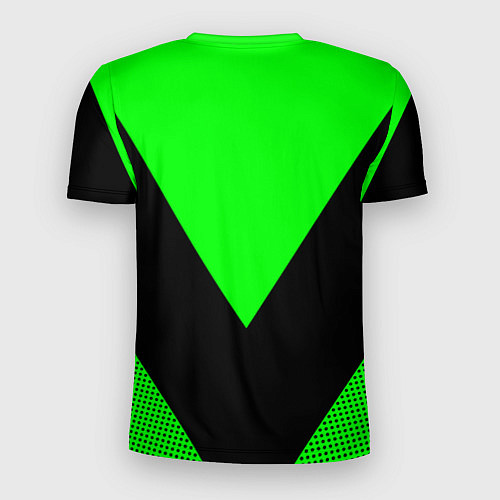 Мужская спорт-футболка Alpinism: Acid Green / 3D-принт – фото 2
