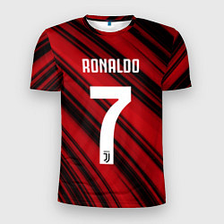 Мужская спорт-футболка Ronaldo 7: Red Sport