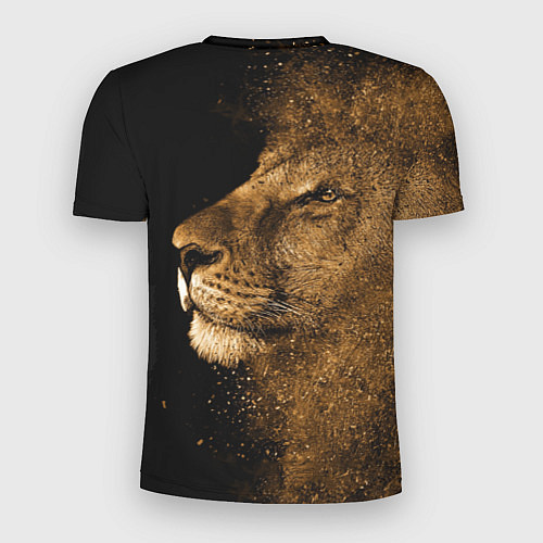 Мужская спорт-футболка Песчаный лев / 3D-принт – фото 2