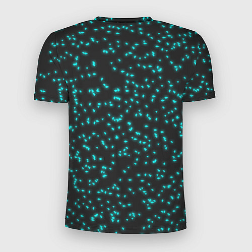 Мужская спорт-футболка Marshmello: Blue Fireflies / 3D-принт – фото 2