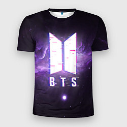 Мужская спорт-футболка BTS: Violet Space
