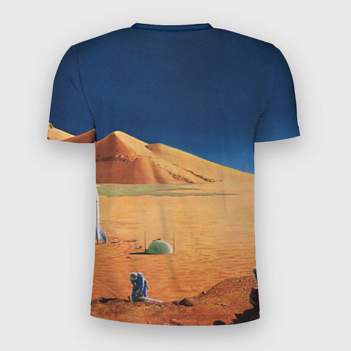 Мужская спорт-футболка NASA on Mars / 3D-принт – фото 2