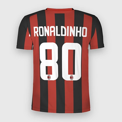 Мужская спорт-футболка AC Milan: Ronaldo Retro / 3D-принт – фото 2