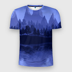 Мужская спорт-футболка Firewatch Mountains