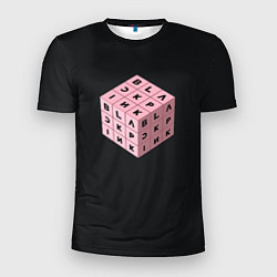 Футболка спортивная мужская Black Pink Cube, цвет: 3D-принт