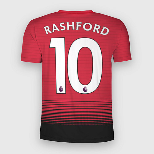 Мужская спорт-футболка Rashford home 18-19 / 3D-принт – фото 2
