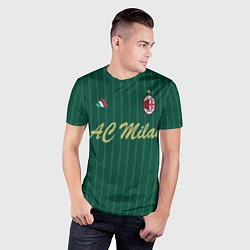 Футболка спортивная мужская AC Milan: Green Form, цвет: 3D-принт — фото 2