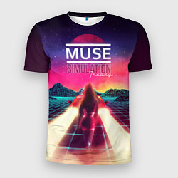 Мужская спорт-футболка Muse: Simulation Theory