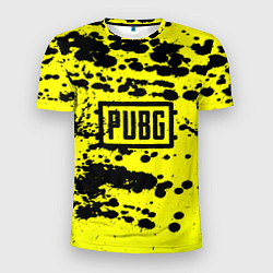 Мужская спорт-футболка PUBG: Yellow Stained