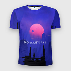 Мужская спорт-футболка No Man's Sky: Night