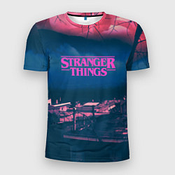 Мужская спорт-футболка Stranger Things: Pink Heaven