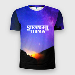 Мужская спорт-футболка Stranger Things: Space Rising