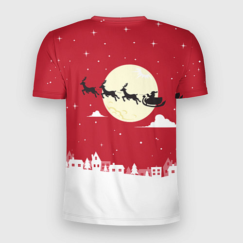 Мужская спорт-футболка Новогоднее чудо / 3D-принт – фото 2