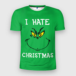 Мужская спорт-футболка I hate christmas