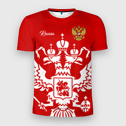 Футболка спортивная мужская Red Russia, цвет: 3D-принт